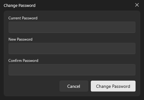 Changing your password