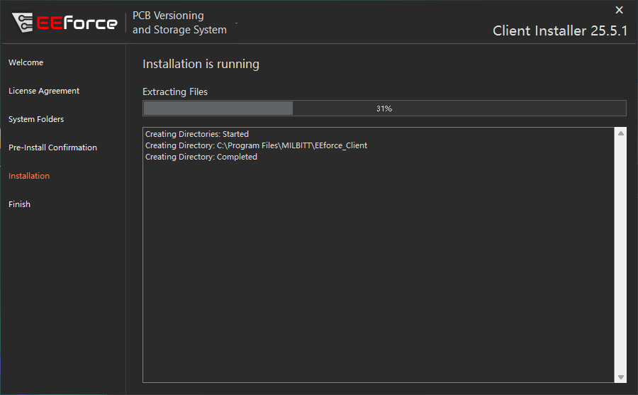 Installing