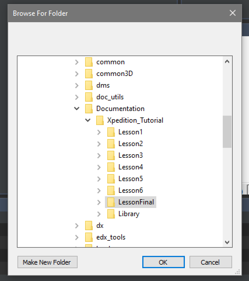 Folder browser